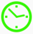 Green Timer Icon 2.5