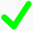 Green finished Icon 2.5