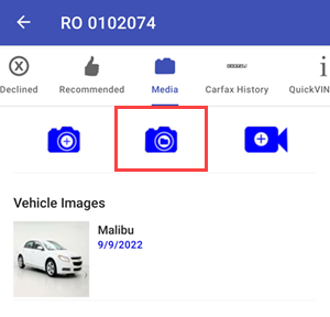 New screen change on Media