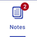 new notes icon in toolbar