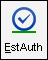 The estimate authorization toolbar button approved.