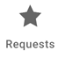 new request icon on toolbar
