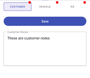saving notes in app